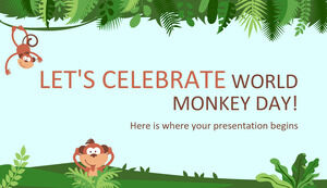 Let's Celebrate World Monkey Day!