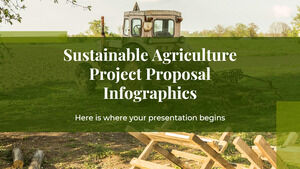 Proposta di progetto di agricoltura sostenibile Infografica