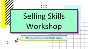 Selling Skills Workshop