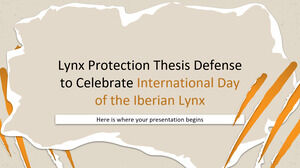 Protecção do Lince Defesa de Tese em Comemoração do Dia Internacional do Lince Ibérico