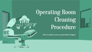 Procedura di pulizia della sala operatoria