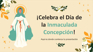 Célébrez le jour de l'Immaculée Conception !