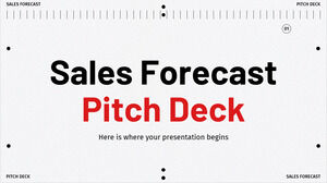 Sales Forecast Pitch Deck