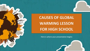 Cause del riscaldamento globale Lezione per la scuola superiore