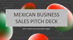 Презентация мексиканского бизнеса по продажам