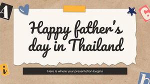 Bonne fête des pères en Thaïlande