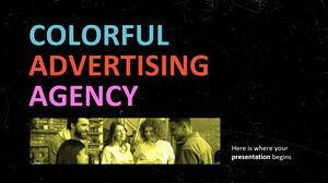 Agência de publicidade colorida