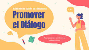 Мероприятия на испанском языке для развития диалога в старшей школе