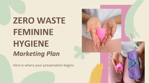 Plan marketingowy higieny kobiecej „zero odpadów”.