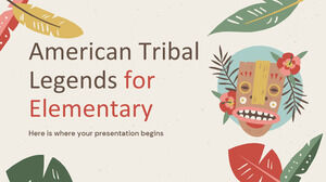 American Tribal Legends for Elementary
