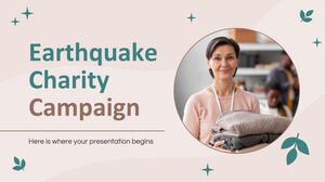 Campaña benéfica del terremoto