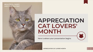 Monat der Wertschätzung für Katzenliebhaber