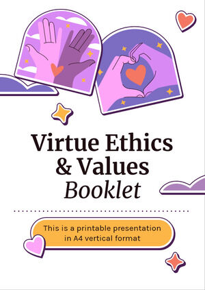 美徳の倫理と価値の小冊子