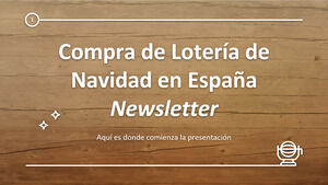 Newsletter di acquisto della lotteria natalizia spagnola