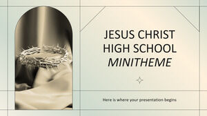 مدرسة يسوع المسيح الثانوية Minitheme