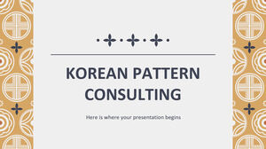 Kit de herramientas de consultoría de patrones coreanos