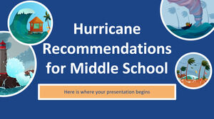 中学校向けのハリケーンに関する推奨事項