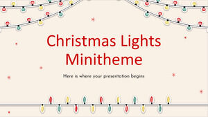 Weihnachtsbeleuchtung Minithema