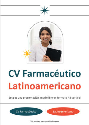 Latin Amerikalı Eczacı CV