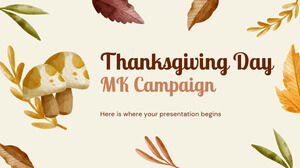 Campaña MK del Día de Acción de Gracias