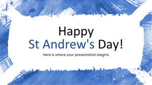 Selamat Hari St. Andrew!