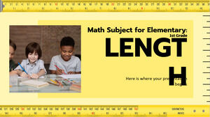مادة الرياضيات للصف الأول الابتدائي: الطول