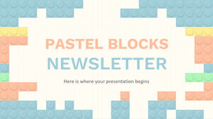 Pastel Blocks Newsletter