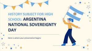 History Subject for High School: Argentina National Sovereignty Day