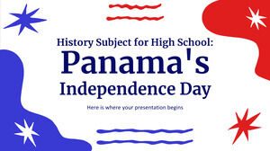 Matéria de História para o Ensino Médio: Dia da Independência do Panamá