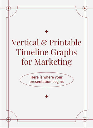 Grafice cronologice verticale și imprimabile pentru marketing