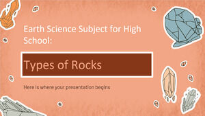 Sujet de sciences de la Terre pour le lycée : Types de roches