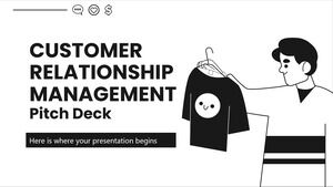 Pitch Deck Manajemen Hubungan Pelanggan