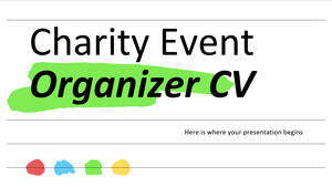 CV d'organisateur d'événements caritatifs