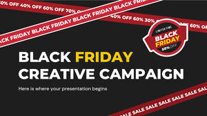 Campagna creativa del Black Friday
