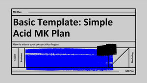 النموذج الأساسي: خطة بسيطة حمض MK