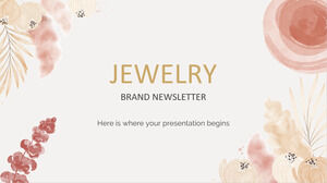 Jewelry Brand Newsletter