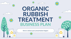 Geschäftsplan für die Behandlung organischer Abfälle