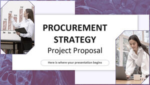 Propunere de proiect pentru strategia de achiziții