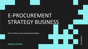 E-Procurement Strategy Business Plan
