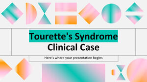 Caso Clínico Síndrome de Tourette