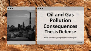Konsekuensi Pencemaran Minyak dan Gas Tesis Pertahanan