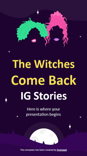 Las brujas vuelven Historias de IG