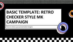 Plantilla Básica: Campaña MK Estilo Retro Checker