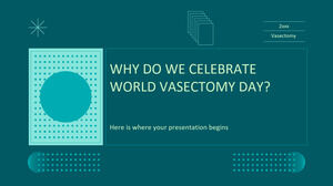 Why do we celebrate World Vasectomy Day?