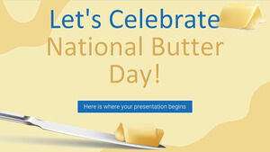 ¡Celebremos el Día Nacional de la Mantequilla!