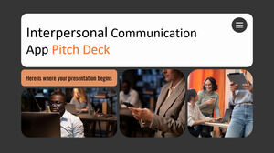 Interpersonal Communication App Pitch Deck