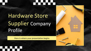 Hardware Store Supplier Company Profile