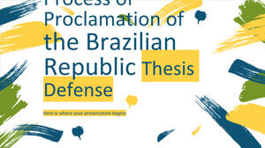 Proses Proklamasi Pembelaan Tesis Republik Brasil