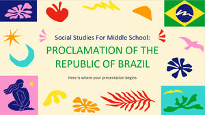 中学校の社会科: ブラジル共和国宣言