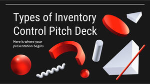 Tipi di Pitch Deck per il controllo dell'inventario